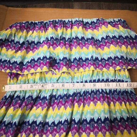 Mossimo Supply Co.Strapless Striped Maxi Dress S Summer Outdoor Boho Casual - Picture 5 of 7